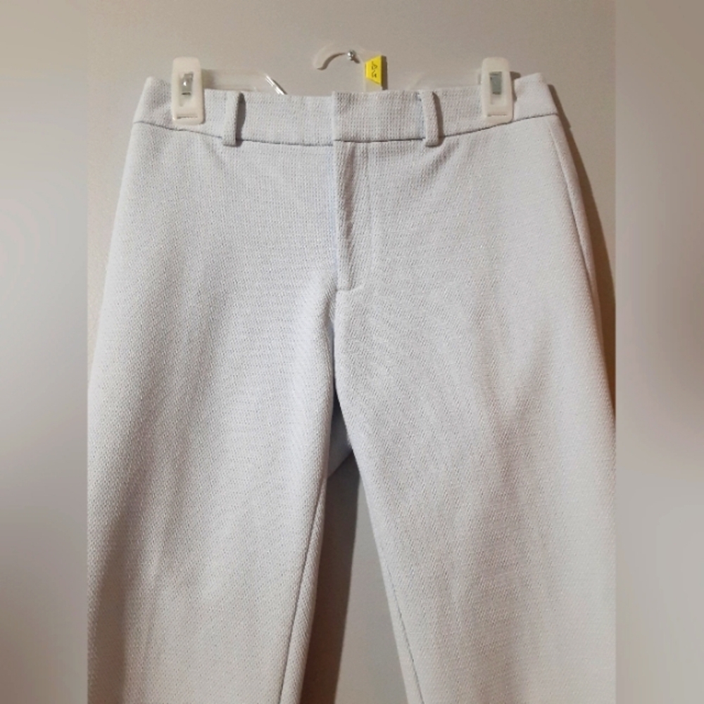 Club Monaco Light Blue Cropped Pants Pockets Women's Size 2 Preppy Beach - Picture 3 of 6